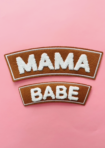 MAMA + BABE PATCH SET (2PIECE)