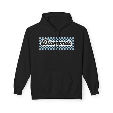 Diamonds Checker Fleece Hoodie