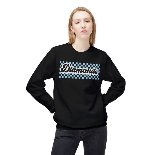 Diamonds Checker Crewneck Sweatshirt