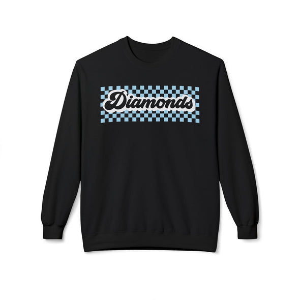 Diamonds Checker Crewneck Sweatshirt