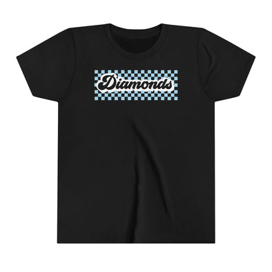 Diamonds Checker Youth Short Sleeve Tee