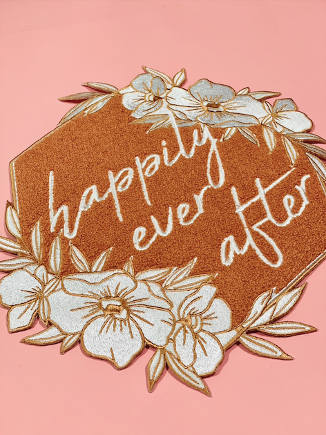 HAPPILY EVER AFTER BOHO BRIDAL PATCH