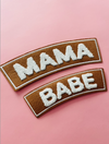 Mama & Babe Iron on patch set 