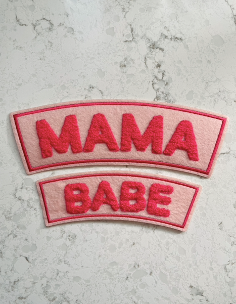 MAMA + BABE PATCH SET (2PIECE)